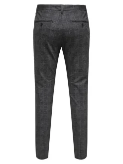 Only & Sons Housut|housut Onsmark Slim Check Black
