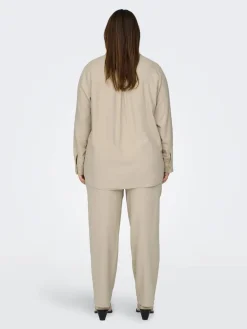 Only Carmakoma Puserot|paita Carcaro L/S Oxford tan