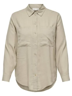 Only Carmakoma Puserot|paita Carcaro L/S Oxford tan