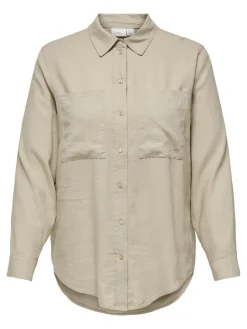 Only Carmakoma Puserot|paita Carcaro L/S Oxford tan