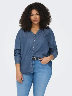 Only Carmakoma Puserot|pusero Carsema Medium blue denim