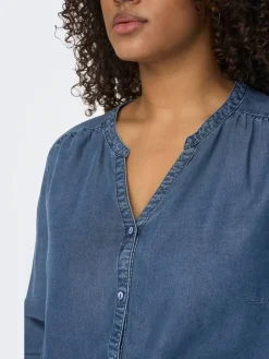 Only Carmakoma Puserot|pusero Carsema Medium blue denim