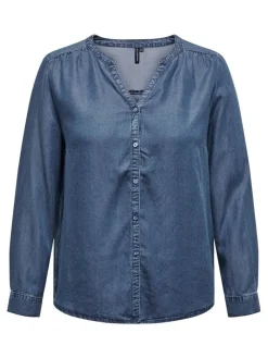 Only Carmakoma Puserot|pusero Carsema Medium blue denim