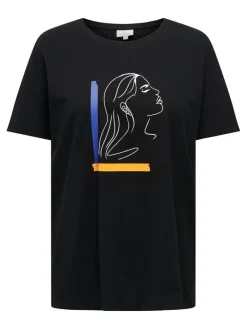 Only Carmakoma Trikoopaidat Ja Colleget|t-paita Carleta Black