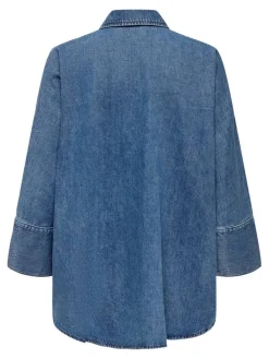 Only Puserot|farkkupusero Onlgrace-Elli 3/4 Medium blue denim