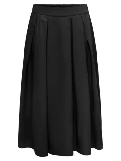 Only Hameet Ja Haalarit|hame Onlmaila Long Pleat Black