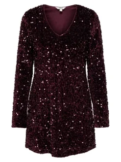 mekko Onlanika Sequins V-Neck><noscript><img data-lazyloaded=