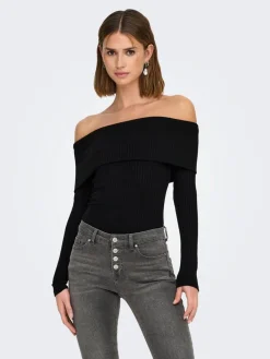 neule Onlemmy L/S Off Shoulder>Only Discount