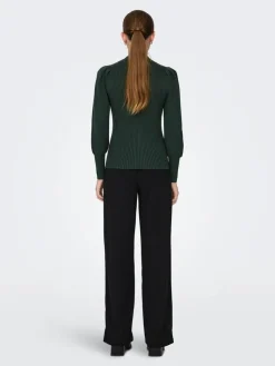 Only Neulepuserot|neule Onlkatia L/S Highneck June bug