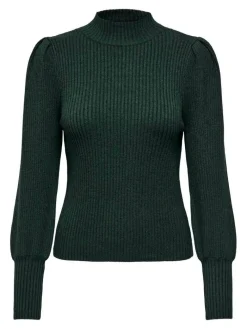 Only Neulepuserot|neule Onlkatia L/S Highneck June bug