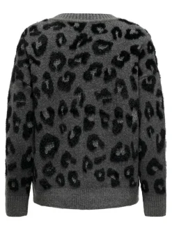 Only Neulepuserot|Neule Onlsara LS Magnet black silver