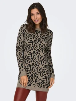 Only Vapaa-Ajan Mekot|neulemekko Onljenni LS Fossil black leo