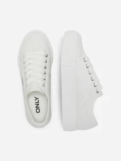 Only Shoes Tennarit Ja Sneakerit|tennarit Onlnoomi Platform Sneaker White