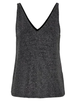 Only Topit|toppi Onlqueen S/L V-Neck Glitter