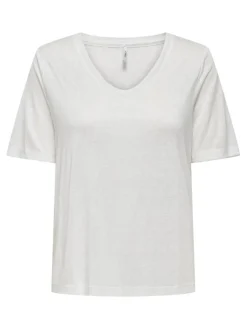 Only Trikoopaidat Ja Colleget|t-paita Onlelise White