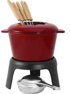 Opa Paistoastiat|fondue-setti Arki kuudelle valurauta