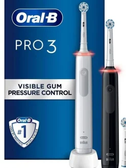 Oral-B Hammashoito|sähköhammasharja Pro 3 3900N tuplarungolla