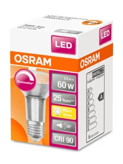 LED kohdelamppu 345lm 2700K E27 DIM>Osram Hot