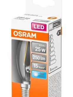 LED kynttilälamppu 2,5W/840 230V FIL E14 FS1><noscript><img width=