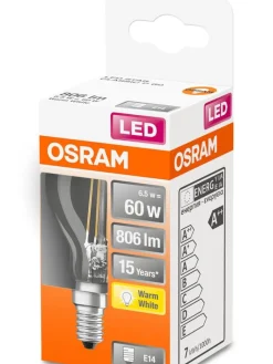 LED pienkupulamppu 806lm 2700K E14>Osram Clearance