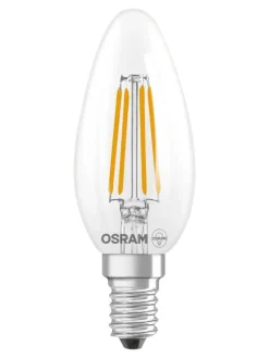 Osram Lamput Ja Valaisintarvikkeet|LED Star Classic B 40 Filament 3.4W 840 Clear E14