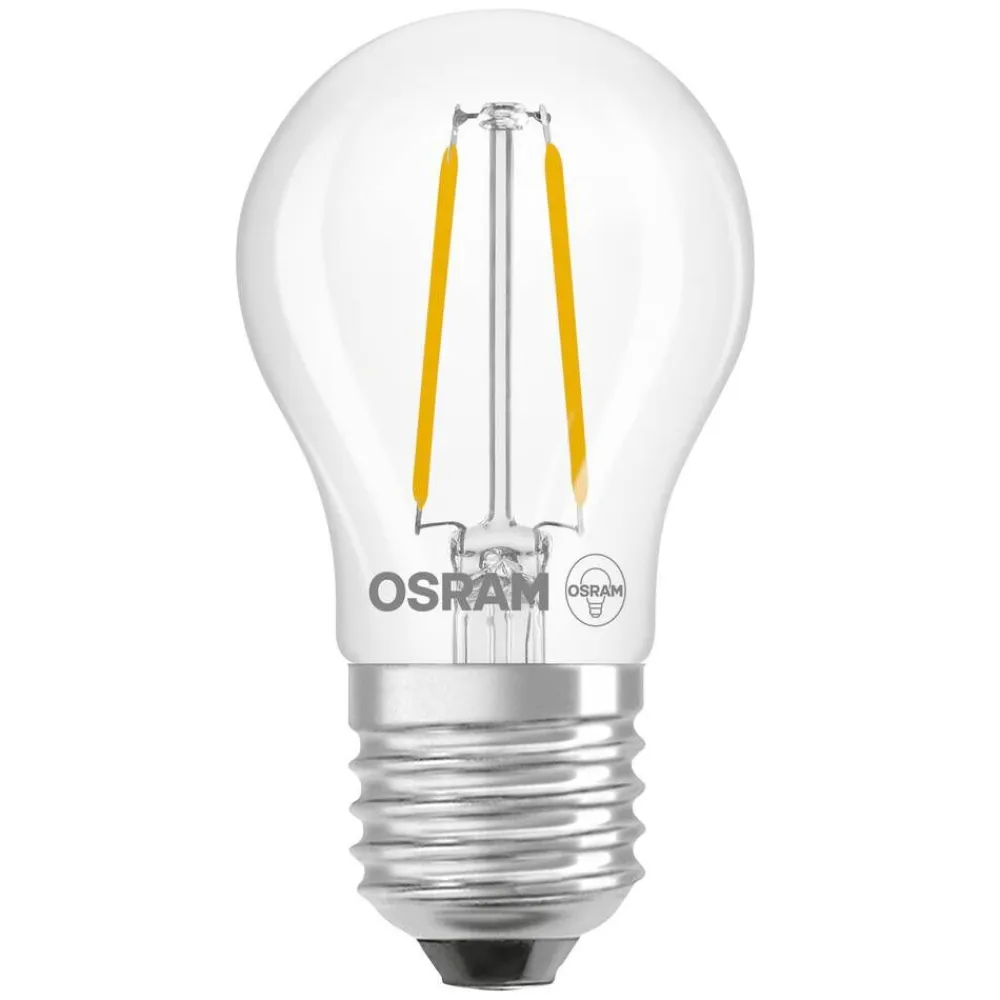 LED Star Classic P 25 Filament 1.8W 827 Clear E27>Osram Clearance