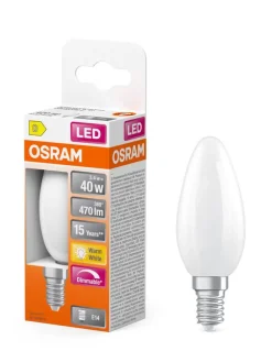 Osram Lamput Ja Valaisintarvikkeet|LED Superstar Classic B 40 Fil.DIM 3.4W 827 Frosted E1