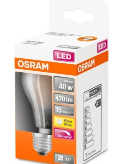 LED vakiolamppu 470lm 2700K E27 DIM>Osram Best