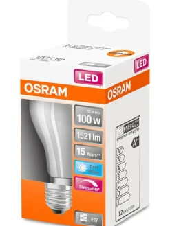 Osram Lamput Ja Valaisintarvikkeet|LED vakiolamppu 1521lm 4000K E27 DIM