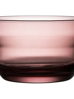 Arkki lasikulho viininpunainen 16x10 cm>Pentik Discount