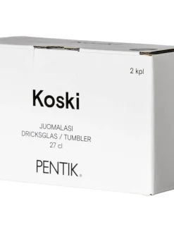 Pentik Astiat|juomalasi Koski 27 cl kirkas 2 kpl