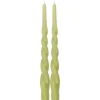 kruunukynttilä Kierre 28 cm vihreä 2kpl/pkt>Pentik Clearance