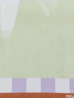 Pentik Kylpyhuone- Ja Saunatekstiilit|Lastenhuone|kylpypyyhe Heppa 70x140 cm v.vihreä