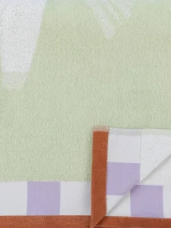 Pentik Kylpyhuone- Ja Saunatekstiilit|Lastenhuone|kylpypyyhe Heppa 70x140 cm v.vihreä