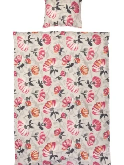 Pentik Vuodetekstiilit|pussilakanasetti Veranta 150x210 cm + 50x60 cm v.puna