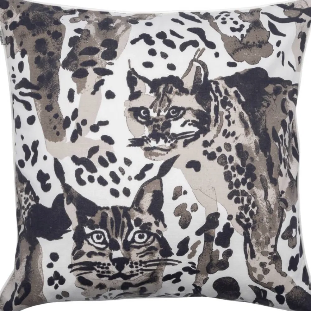tyynynpäällinen Villikissa 45x45 cm v.ruskea>Pentik Online