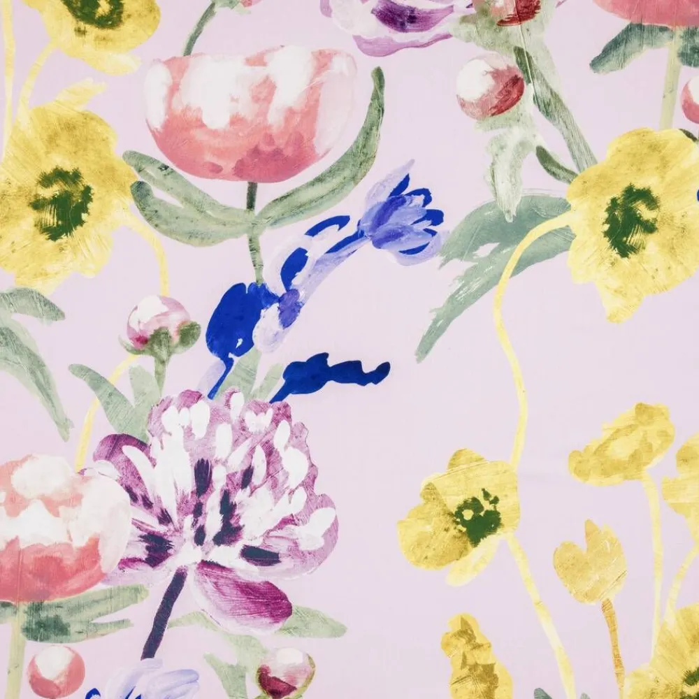 Pentik Kankaat Ja Käsityötarvikkeet|Keittiötekstiilit|vahakangas Freesia 150 cm v.punainen