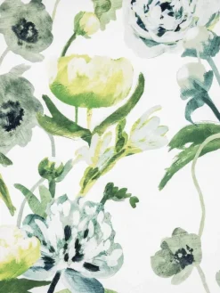 Pentik Kankaat Ja Käsityötarvikkeet|Keittiötekstiilit|vahakangas Freesia 150 cm vihreä