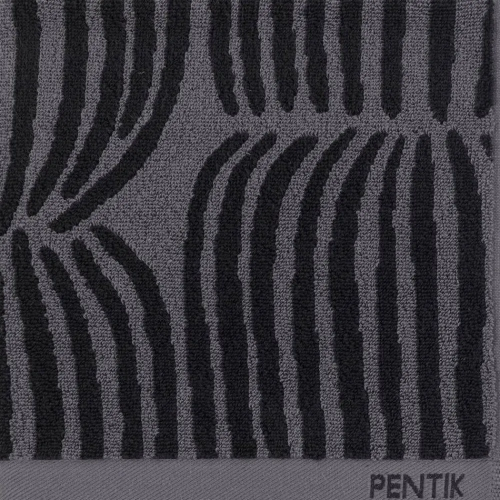 Vilja käsipyyhe musta 50x70 cm>Pentik