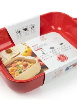 vuoka Appolia suorakaide 36 cm punainen>Peugeot