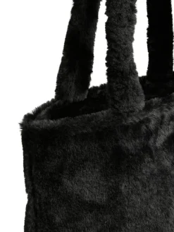 Pieces Laukut Ja Kassit|laukku PCJanice Fur Shopper Black