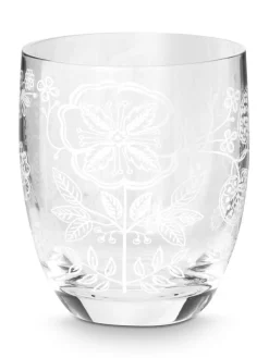 Pip Studio Astiat|juomalasi Flower White 280 ml 2 kpl