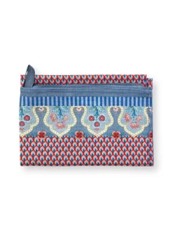 Pip Studio Keittiötekstiilit|keittiöpyyhe Flower Festival 50x70 cm Blue-Red