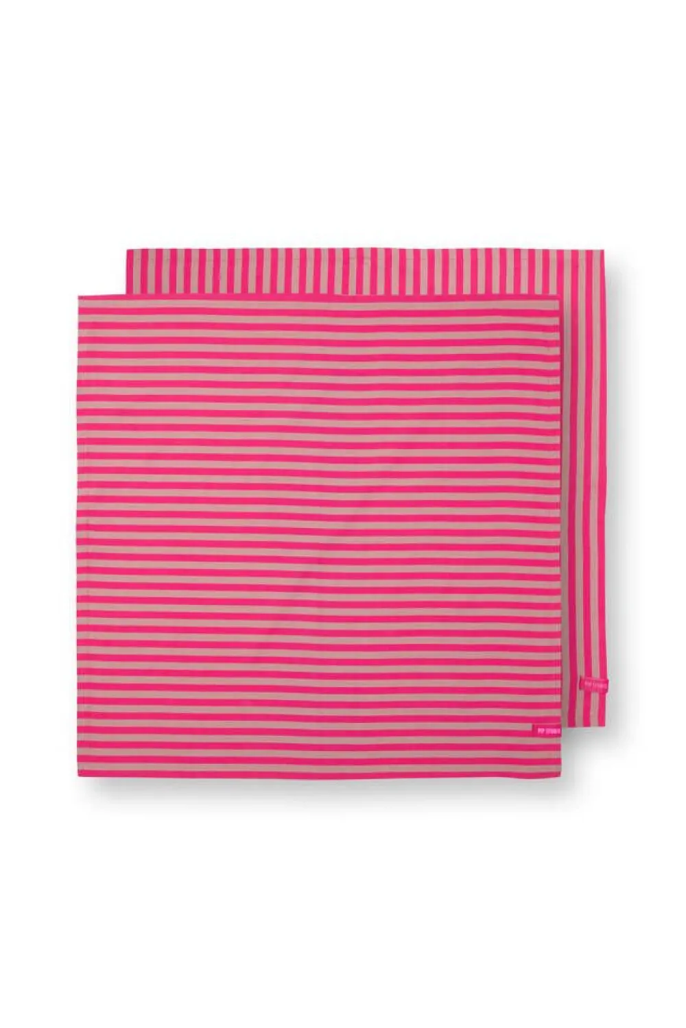 Pip Studio Keittiötekstiilit|keittiöpyyhe Stripes 65x65 cm 2 kpl Pink