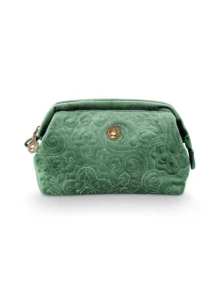 kosmetiikkalaukku Velvet 19x8,5x12 cm Quilted Gre>Pip Studio Online