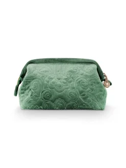 kosmetiikkalaukku Velvet 19x8,5x12 cm Quilted Gre>Pip Studio Online