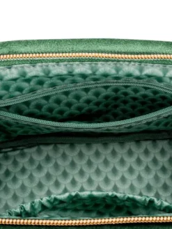 kosmetiikkalaukku Velvet 19x8,5x12 cm Quilted Gre><noscript><img width=