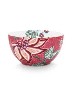 Pip Studio Astiat|kulho Flower Festival 15 cm Dark Pink