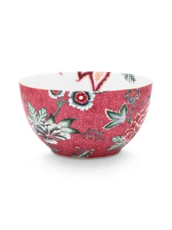 Pip Studio Astiat|kulho Flower Festival 15 cm Dark Pink