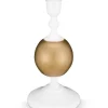 kynttilänjalka Metal Sphere 24 cm White-Gold>Pip Studio New